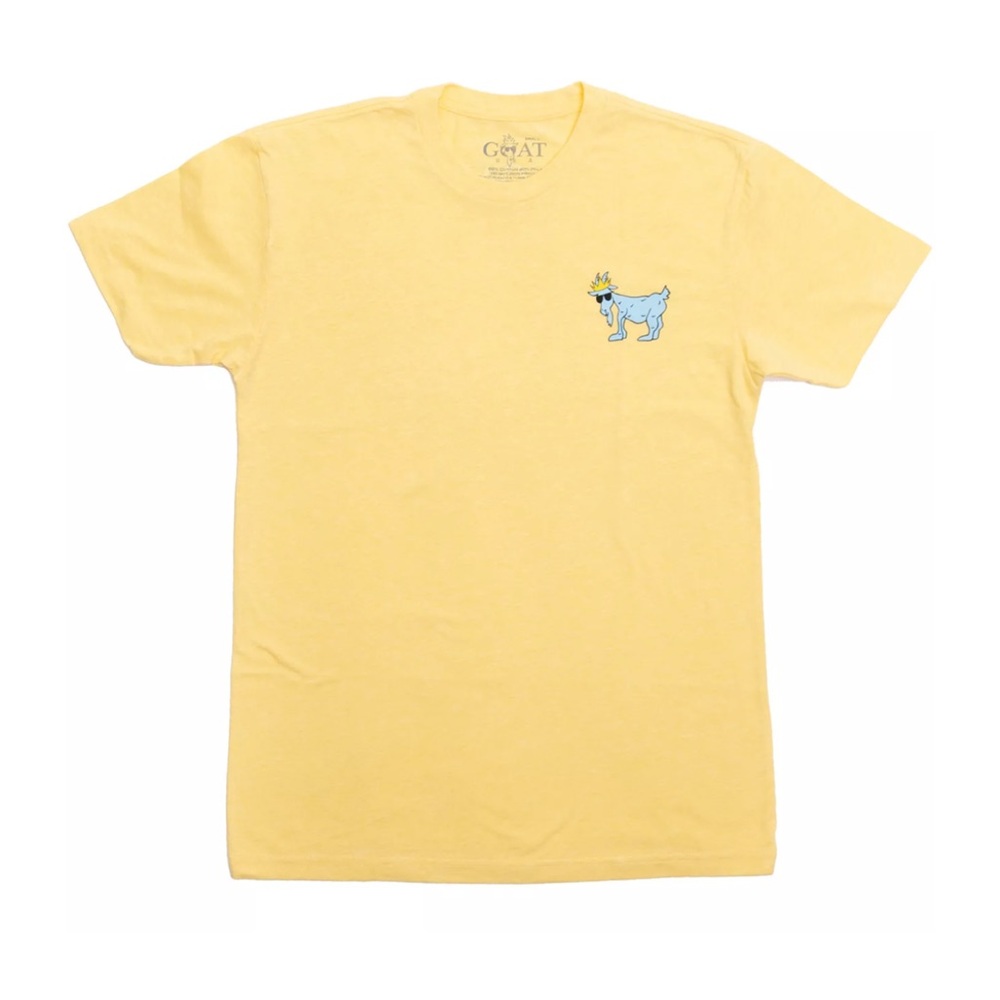 Yellow GOAT t-shirt size medium